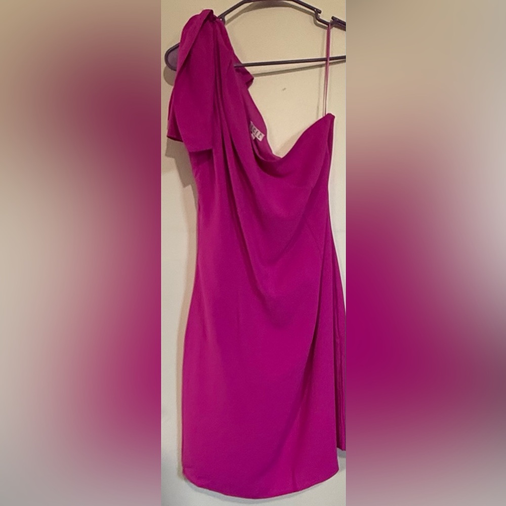 TCEC Strapless Fuchsia/Magenta Cocktail Dress